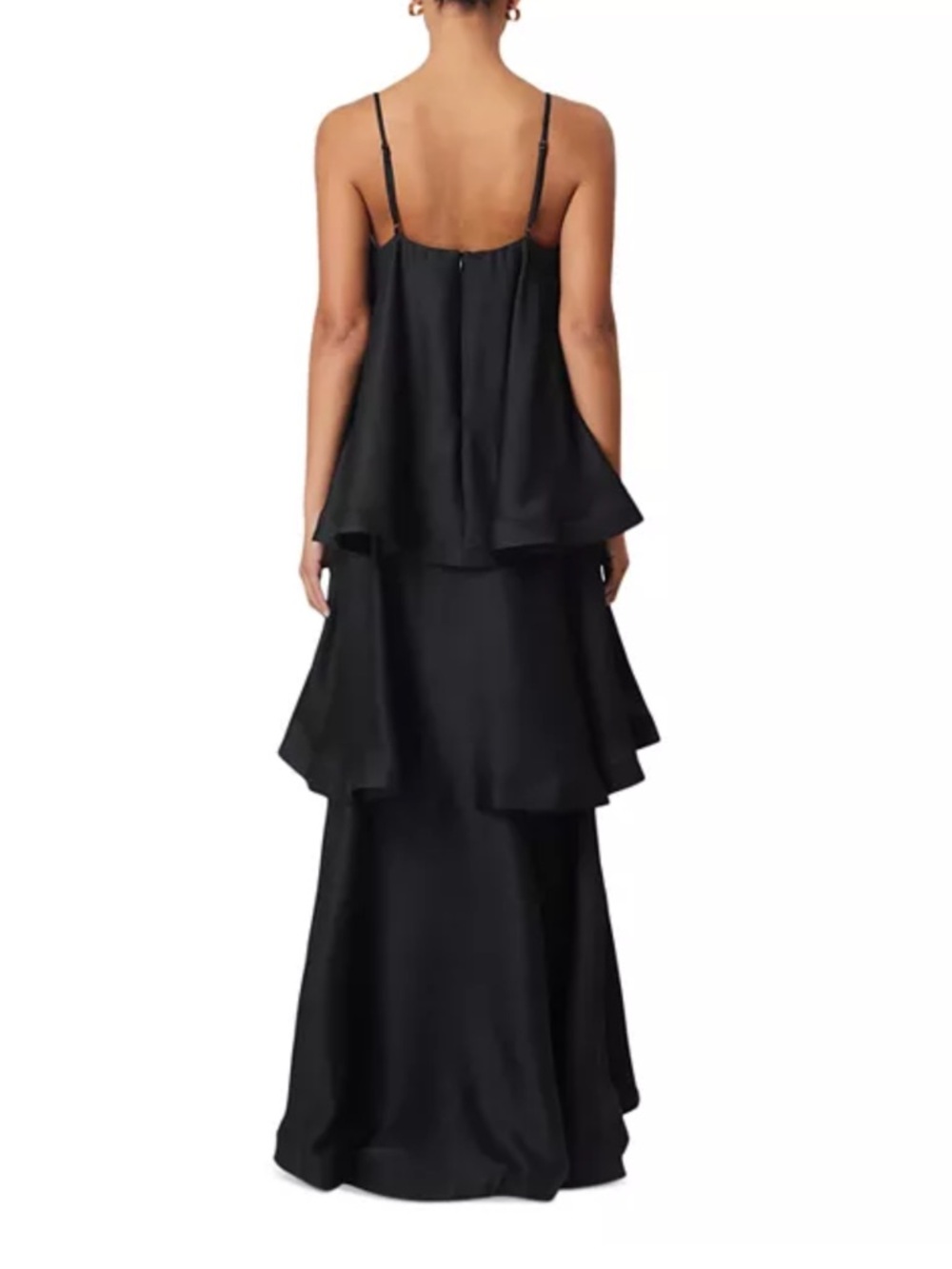 Elliatt Tilly Tiered Maxi Dress - Black - Size Small - New with tags - Picture 2 of 6